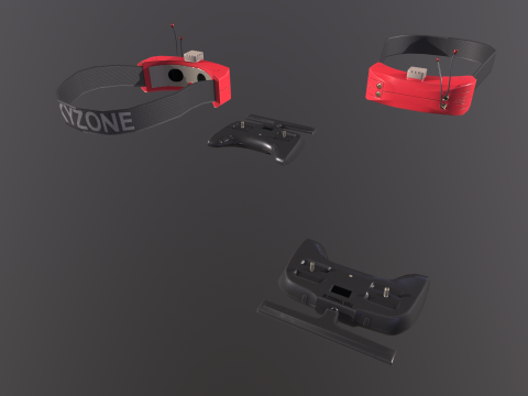 Skyzone SKY04X Pro - TBS Tango 2 Pro V4 foto Controller 3D Modell