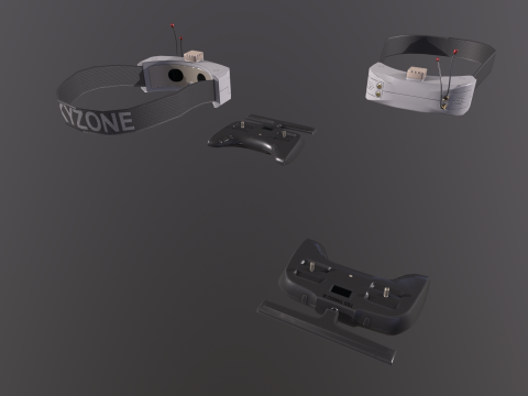 Skyzone SKY04X Pro - TBS Tango 2 Pro V4 foto Controller 3D Modell