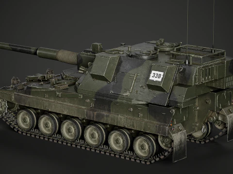AS-90 Modelo 3D