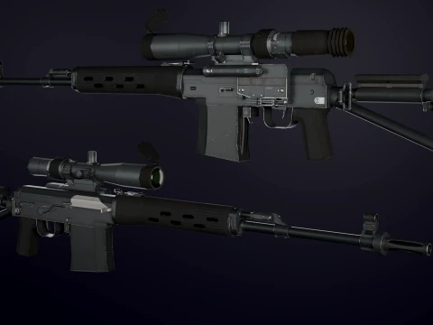 SVD-K and SVD-S pack 3D Model