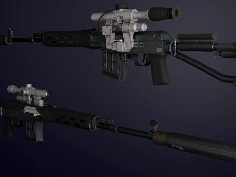 SVD-K and SVD-S pack 3D Model