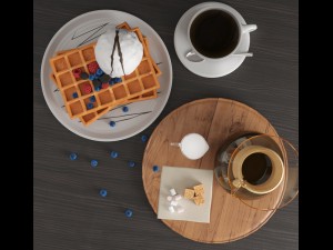 food set 001 3Dモデル