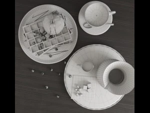 food set 001 3D Model
