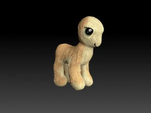pony Modello 3D