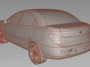 x115 polygonal 3D Model