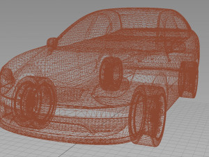 x115 polygonal 3D Model
