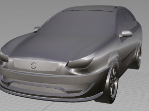 x115 polygonal 3D Model
