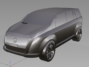x400 polygonal 3D Model