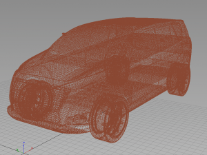x400 polygonal 3Dモデル