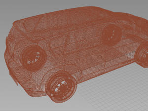 x400 polygonal 3Dモデル