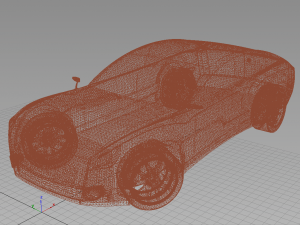 x700 polygonal Modelo 3D