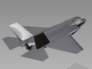 f-35 polygonal 3D Model