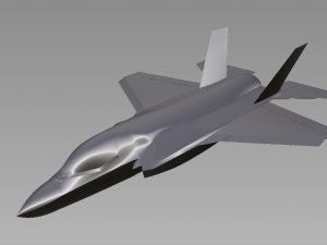 f-35 polygonal Model 3D