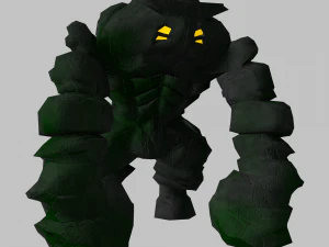 colosso di pietra Modello 3D