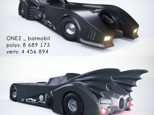 batmobil 1989 3D 모델