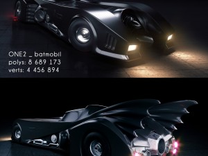 batmobil 1989 3D 模型
