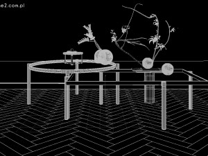 tab coffee table solitaire globo bolia 3D Модель