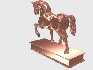horse of leonardo 3D Print Model