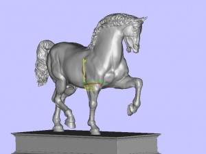 horse of leonardo 3D Baskı Modeli