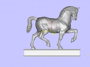 horse of leonardo 3D Baskı Modeli