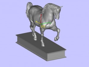 horse of leonardo 3D Baskı Modeli