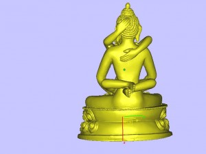 buda Modelo de Impressão 3D