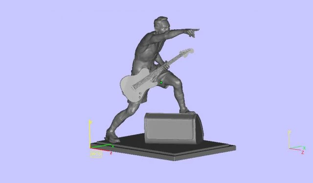 músico de rock russo líder dos grupos Leningrado e Rublo Modelo de Impressão 3D .c4d .max .obj .3ds .fbx .stl .blend