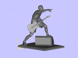 russian rock musician leader of the groups leningrad and ruble 3D Print Model