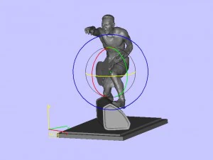 m&uacute;sico de rock russo l&iacute;der dos grupos Leningrado e Rublo Modelo de Impressão 3D