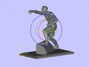 m&uacute;sico de rock russo l&iacute;der dos grupos Leningrado e Rublo Modelo de Impressão 3D