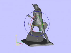 m&uacute;sico de rock russo l&iacute;der dos grupos Leningrado e Rublo Modelo de Impressão 3D