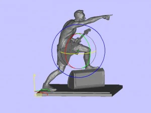 m&uacute;sico de rock russo l&iacute;der dos grupos Leningrado e Rublo Modelo de Impressão 3D
