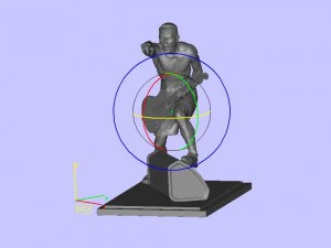 m&uacute;sico de rock russo l&iacute;der dos grupos Leningrado e Rublo Modelo de Impressão 3D