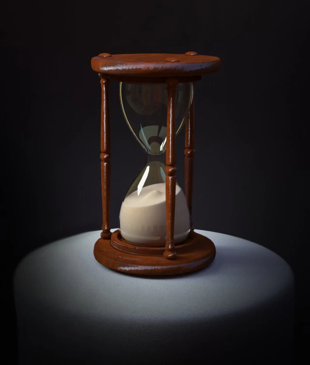 hourglass - sand clocks 3D Model .c4d .max .obj .3ds .fbx .stl .blend