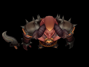 low poly demon lord 3Dモデル