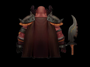 low poly demon lord 3D Model