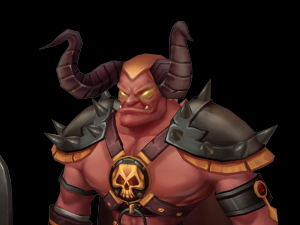 low poly demon lord 3Dモデル
