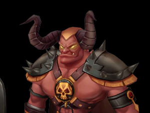 low poly demon lord 3D Model
