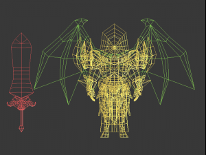 dark knight 3D 模型