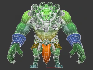 tiger monk 3D Model
