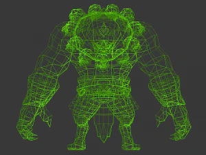 tiger monk 3D Model