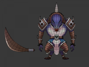 lizardman 3D मॉडल