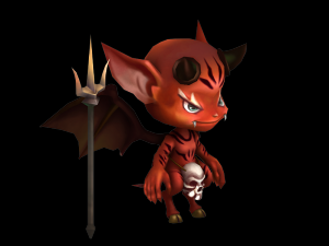 little devil Modello 3D
