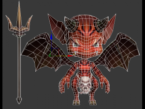 little devil Modello 3D