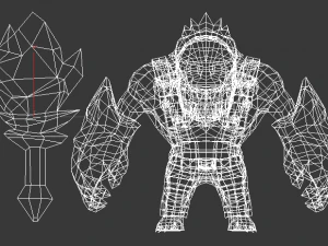 yeti monster 3D Model