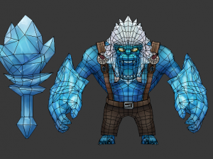 yeti monster Modelo 3D