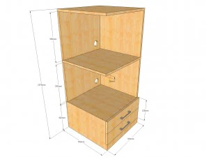 soporte de esquina para impresoras Modelo 3D