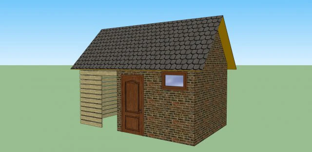 tool shed 3D Model .c4d .max .obj .3ds .fbx .stl .blend 