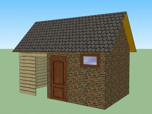 tool shed 3D Model