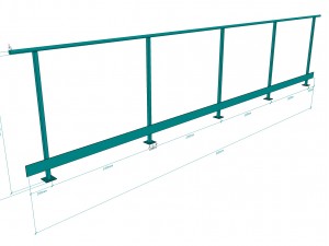 guard rail 3D Model